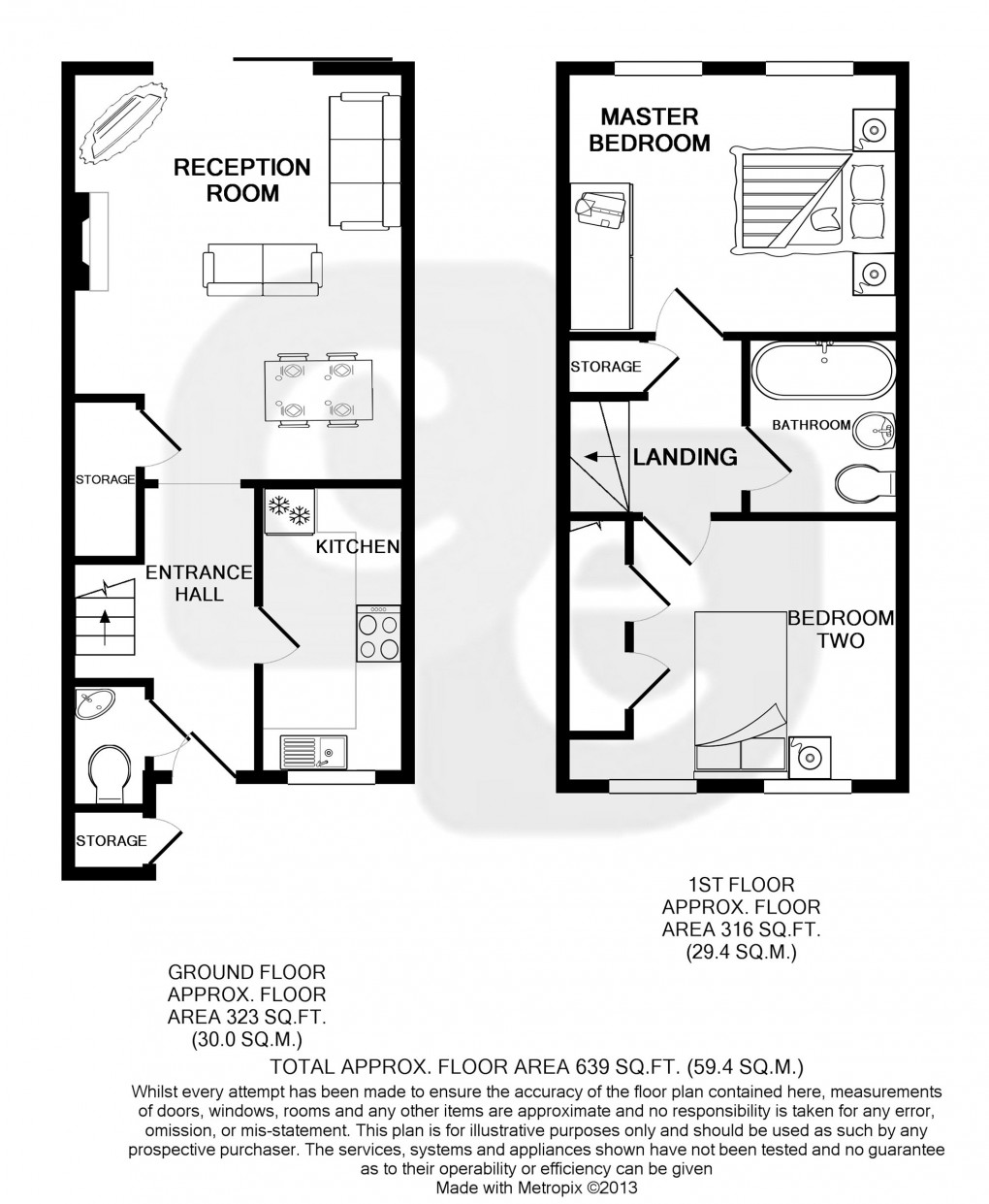 Floorplan for Robina Close, NORTHWOOD, Middlesex