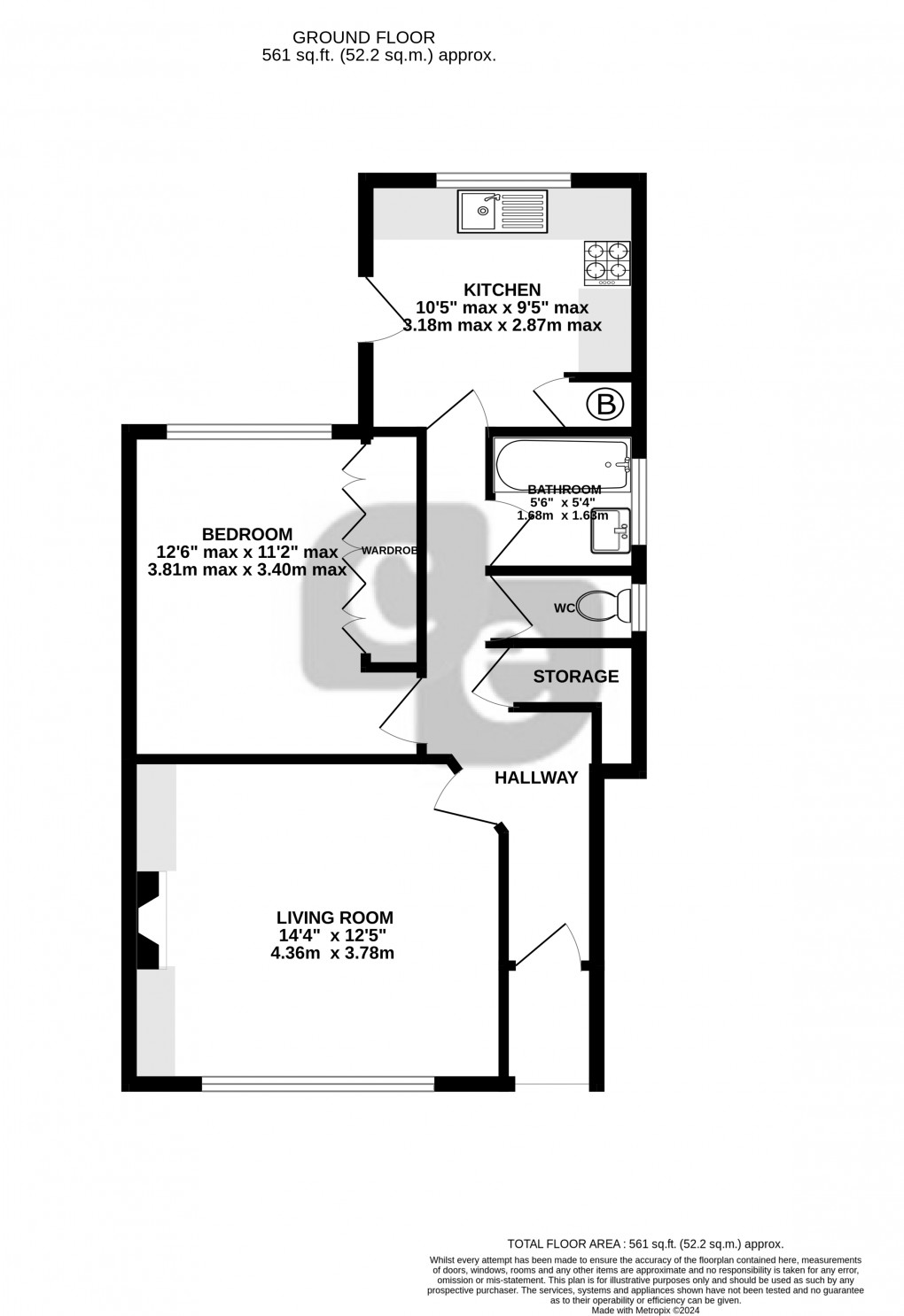 Floorplan for North Harrow, Harrow, Greater London