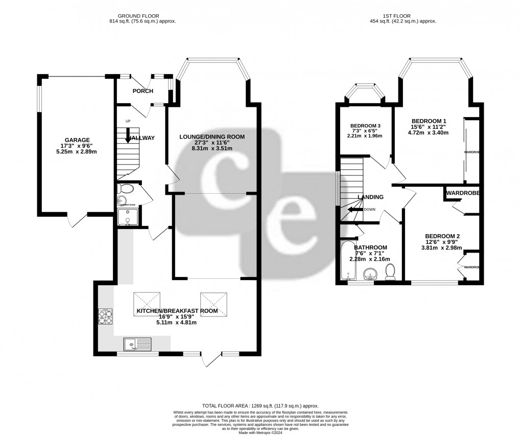 Floorplan for Windsor Crescent, Harrow, Greater London