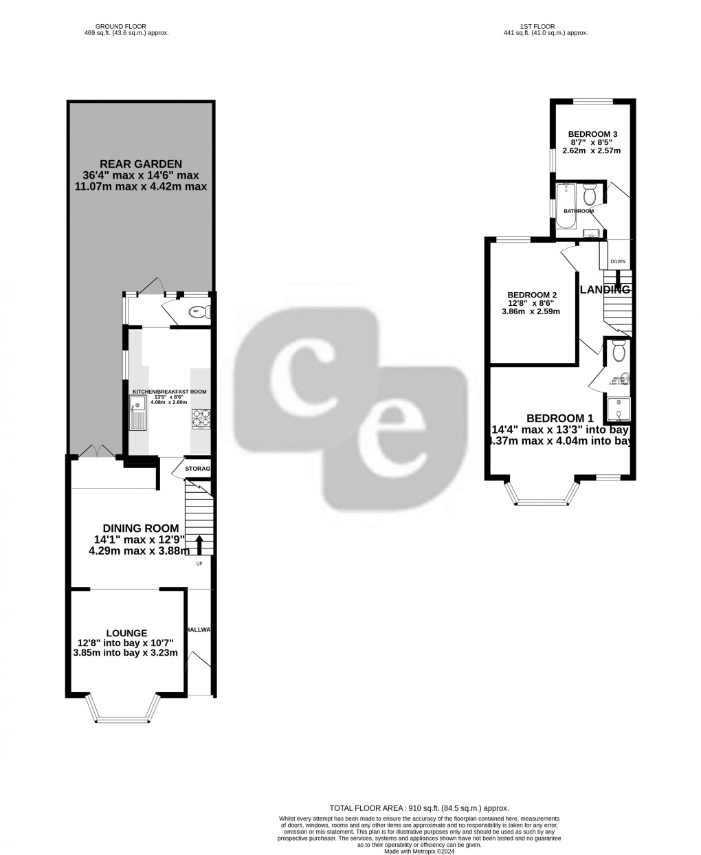 Floorplan for Wymering Road, Southwold, Suffolk