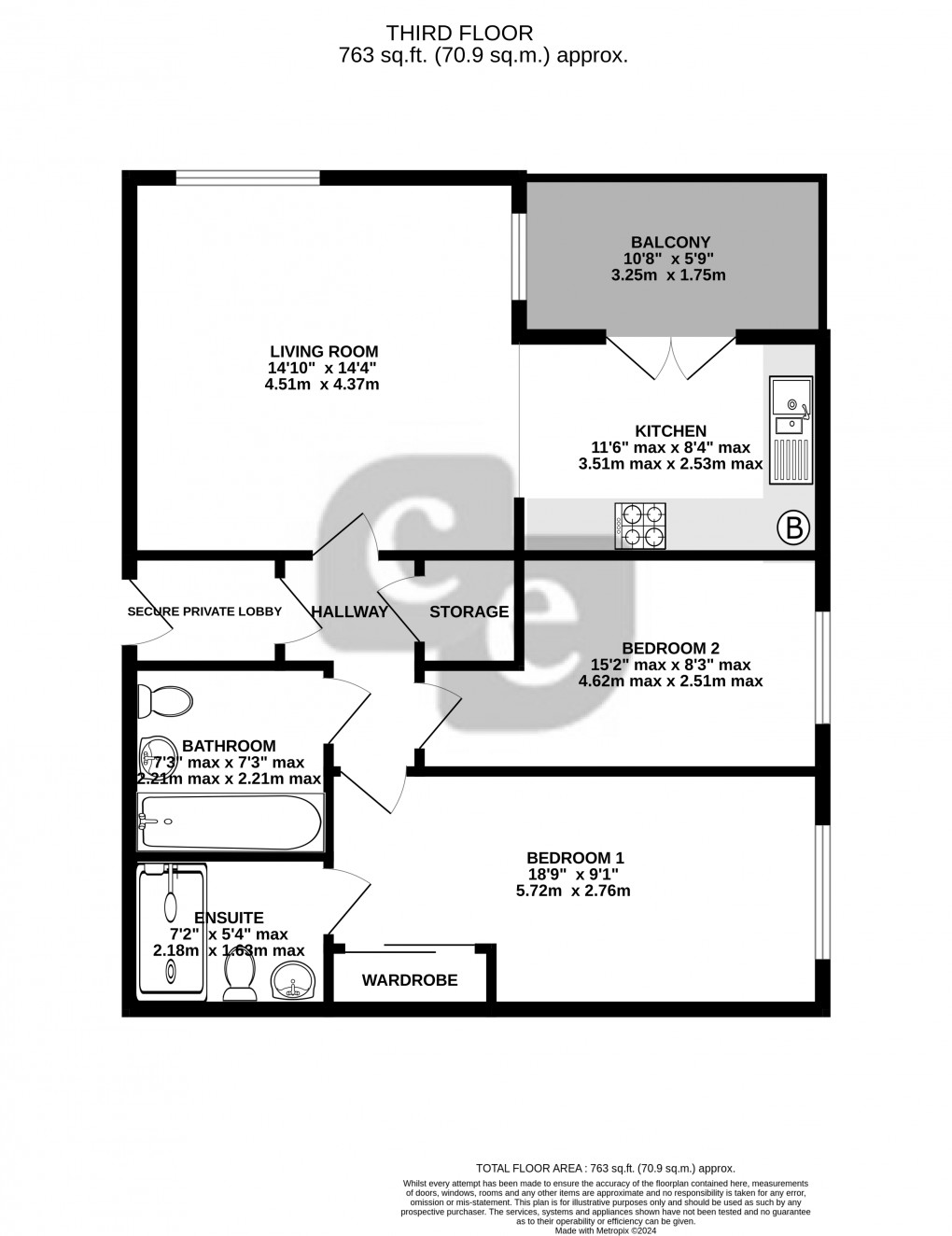 Floorplan for Tranquil Lane, Harrow, Greater London