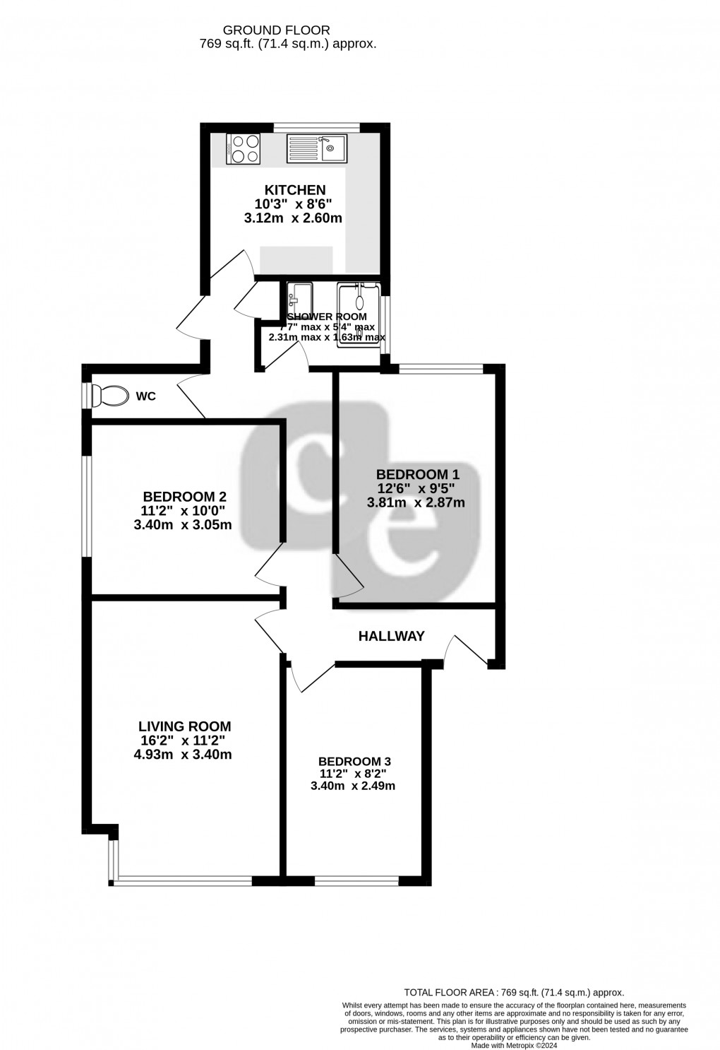 Floorplan for Capel Gardens, Pinner, Greater London