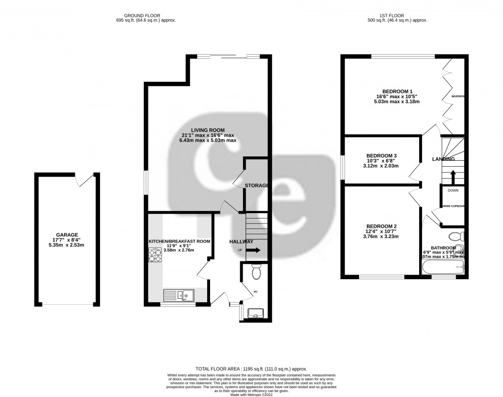 Floorplan for Foxfield Close, Northwood, Greater London