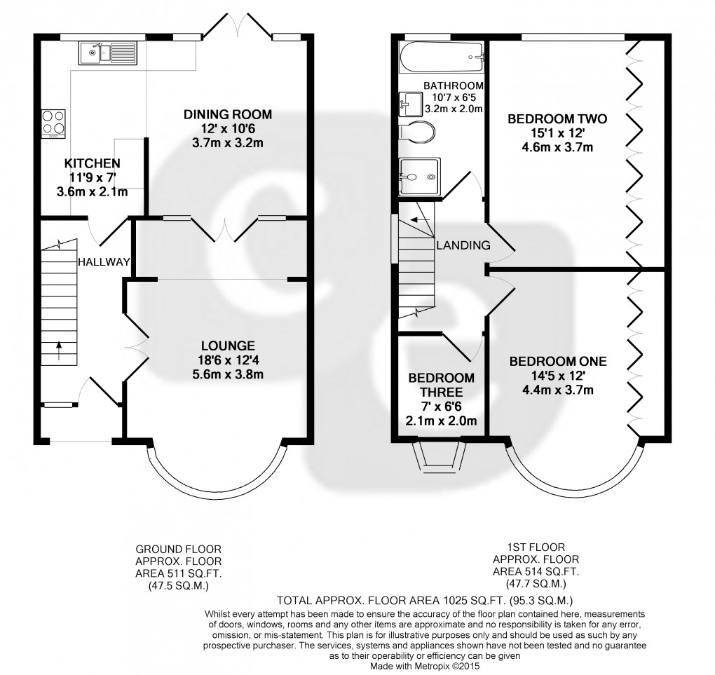 Floorplan for Yeading Avenue, Harrow, Greater London