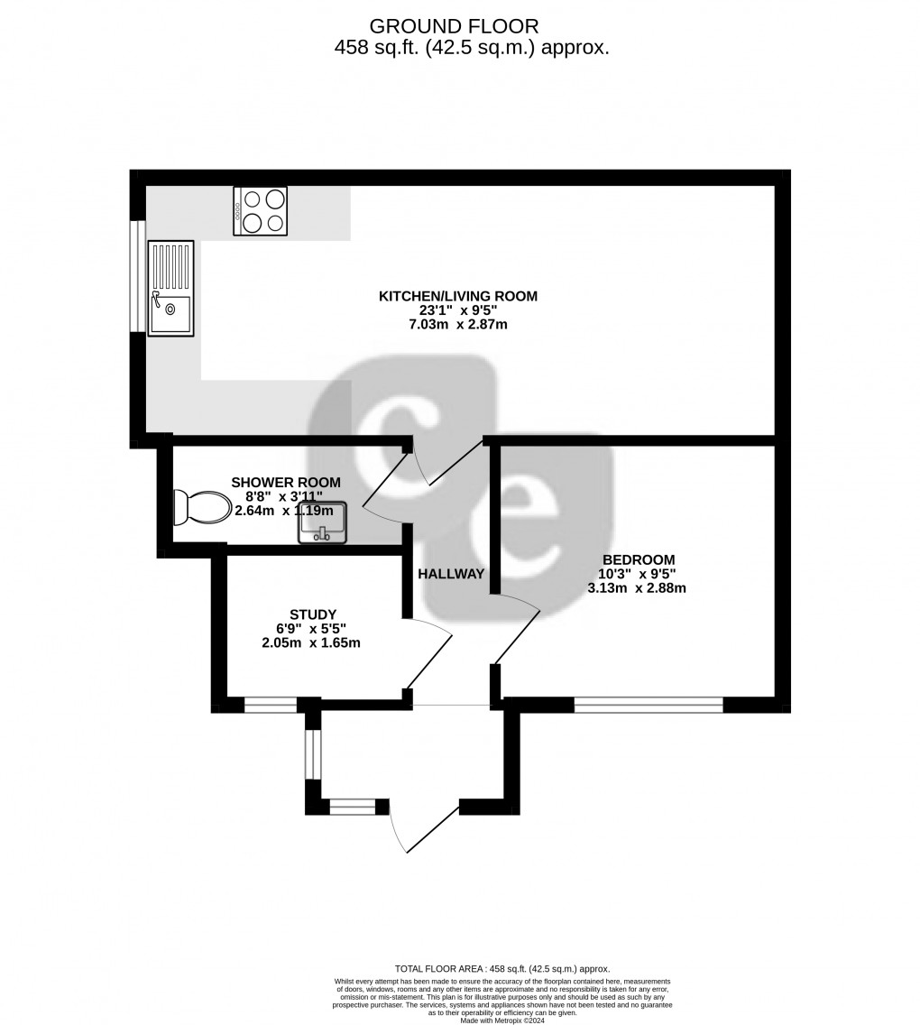 Floorplan for Tenby Gardens, Northolt, Greater London