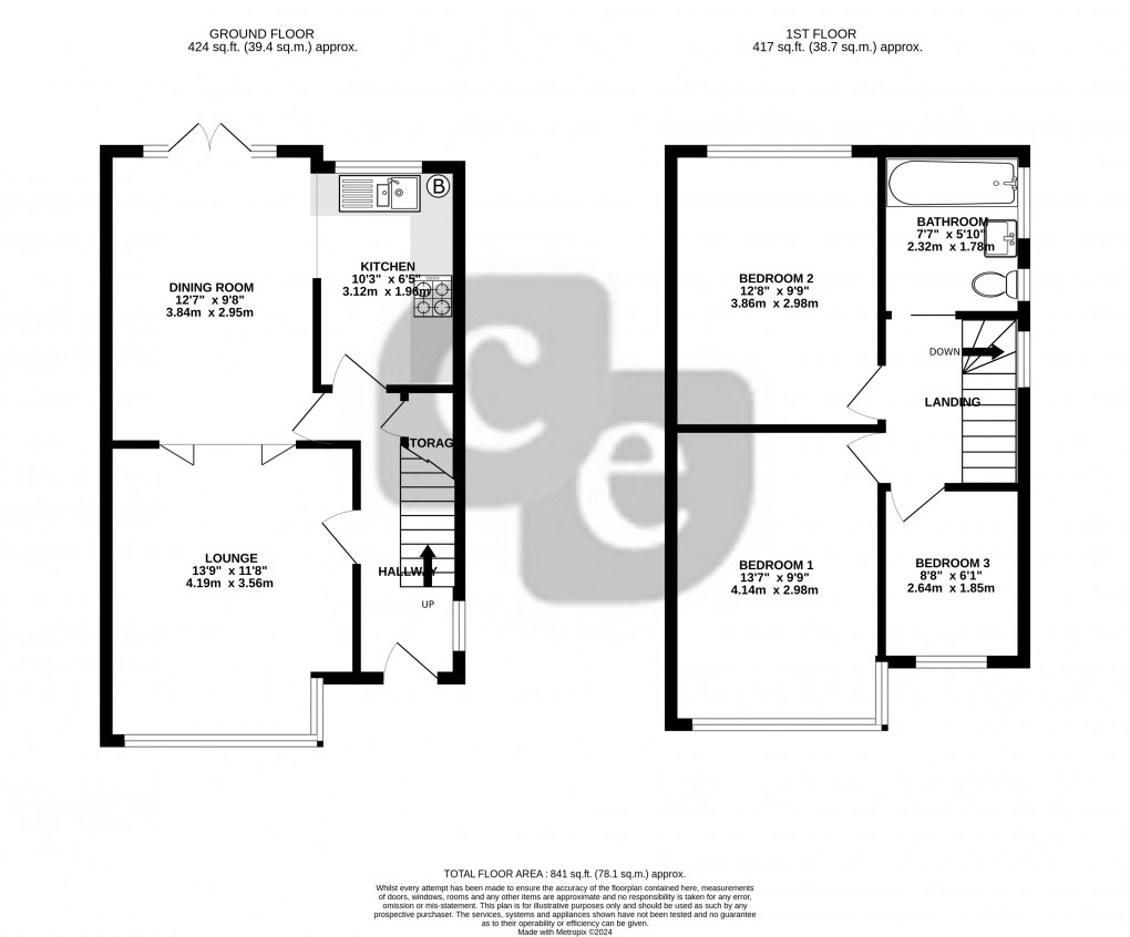 Floorplan for Welbeck Road, Harrow, Greater London