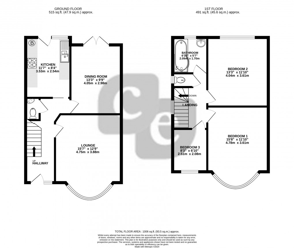 Floorplan for Argyle Road, Harrow, Greater London