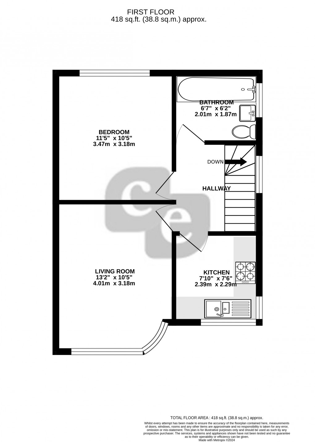 Floorplan for Arundel Drive, Harrow, Greater London