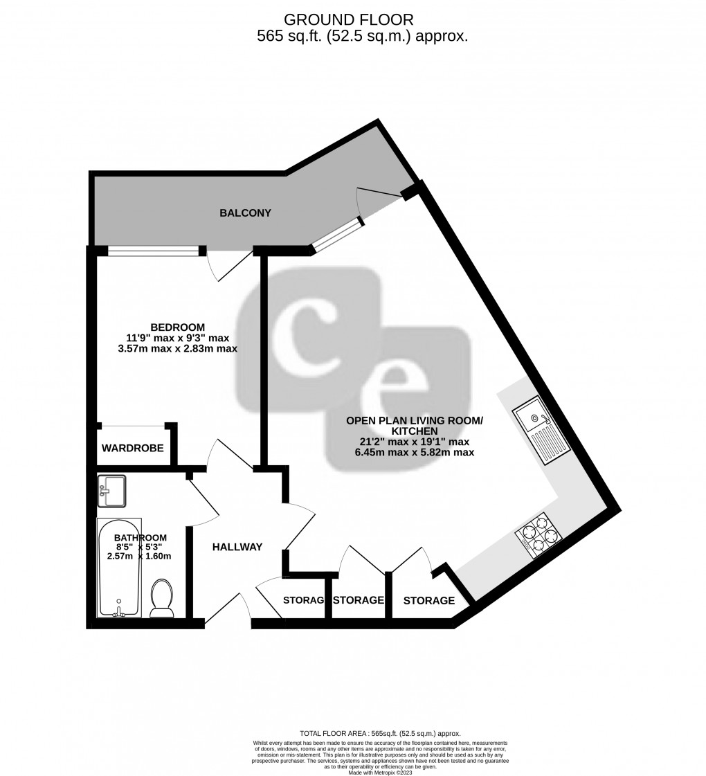 Floorplan for Drinkwater Road, Harrow, Greater London