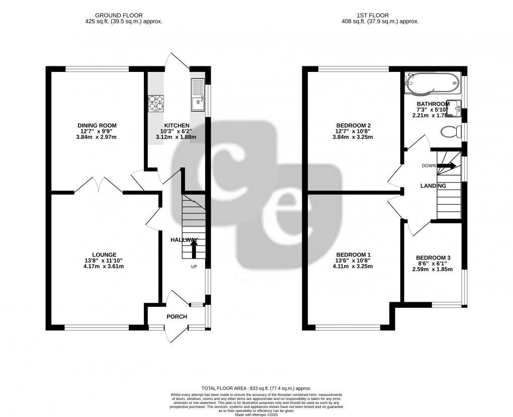 Floorplan for Welbeck Road, HARROW, Middlesex