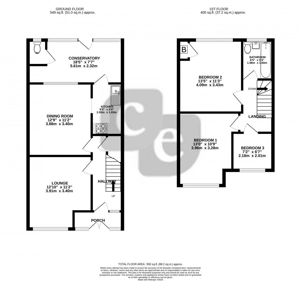 Floorplan for Eastcote Road, Harrow, Greater London